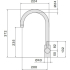 Zestaw FALMEC | zlew ISEO CERAMIX 50 + bateria ISEO ROUND | BLACK (czarny mat)