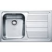 Zlew FRANKE Logica LLL 611-79 stal LEN (komora LEWA) (101.0086.232) *** zamów wycięcie otworów GRATIS ***