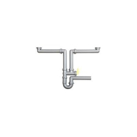 Zestaw mostek z syfonem FRANKE 1 1/2'' do podłączenia 2 komór (112.0048.805) Zestaw mostek z syfonem FRANKE 1 1/2'' do podłączenia 2 komór (112.0048.805)