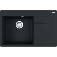 Zlew FRANKE Centro CNG 611-78 TL (komora LEWA) czarny mat (114.0633.145) *** zamów wycięcie otworów GRATIS ***