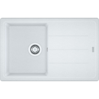Zlew FRANKE Basis BFG 611-78 biały polarny (114.0676.297) *** zamów wycięcie otworów GRATIS ***