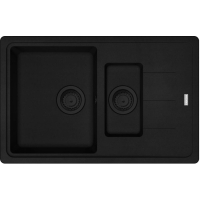 Zlew FRANKE Basis BFG 651-78 czarny mat BLACK EDITION (114.0693.555) *** zamów wycięcie otworów GRATIS ***