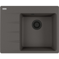 Zlew FRANKE Centro CNG 611-62 TL (komora PRAWA) łupkowy szary BLACK EDITION (114.0738.003) *** zamów wycięcie otworów GRATIS ***