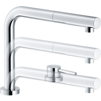 Bateria FRANKE ACTIVE WINDOW PULL-OUT chrom | podokienna (115.0486.978)