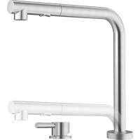 Bateria FRANKE MYTHOS WINDOW PULL-OUT SPRAY stal szczotkowana INOX | podokienna (115.0731.378)