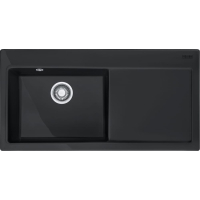 Zlew ceramiczny FRANKE Mythos MTK 611-100 (komora LEWA) onyx (czarny połysk) | Fraceram (124.0379.859)