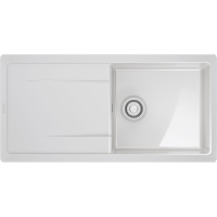 Zlew ceramiczny FRANKE MarisX MXK 611-100 biały polarny | Fraceram (124.0745.380)