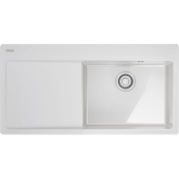 Zlew ceramiczny FRANKE MythosX MYK 611-100 (komora PRAWA) biały polarny | Fraceram (124.0749.510)