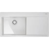 Zlew ceramiczny FRANKE MythosX MYK 611-100 (komora LEWA) biały polarny | Fraceram (124.0749.514)