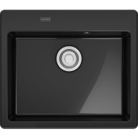 Zlew ceramiczny FRANKE MythosX MYK 610-52 onyx (czarny połysk) | Fraceram (124.0749.516)