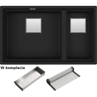 Zlew FRANKE Kanon KNG 160-46-21 czarny mat (wkładka + rollmata) (125.0633.004)