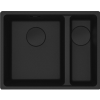 Zlew FRANKE Maris MRG 160-34-15 SBR (DUŻA komora LEWA) czarny mat BLACK EDITION (125.0697.755)