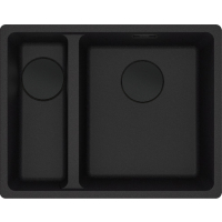 Zlew FRANKE Maris MRG 160-34-15 SBL (DUŻA komora PRAWEJ) onyx BLACK EDITION (125.0740.839)