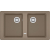 Zlew FRANKE Basis BFG 620-34-34 cappuccino (114.0676.267) *** zamów wycięcie otworów GRATIS ***