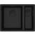 Zlew FRANKE Maris MRG 160-34-15 SBR (DUŻA komora LEWA) onyx BLACK EDITION (125.0740.840)