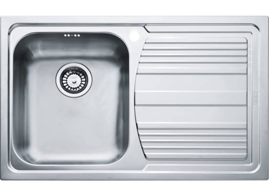 Zlew FRANKE Logica LLX 611-79 stal SZCZOTKOWANA (komora LEWA) (101.0085.772) *** zamów wycięcie otworów GRATIS ***