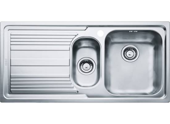 Zlew FRANKE Logica LLX 651-100 stal SZCZOTKOWANA (komora PRAWA) (101.0085.812) *** zamów wycięcie otworów GRATIS ***