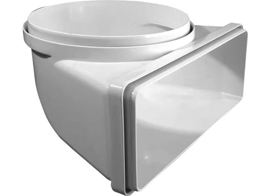 Kolanko pionowe prostokątne X okrągłe FRANKE do FMY 839 HI, FMA 839 HI (112.0459.451)