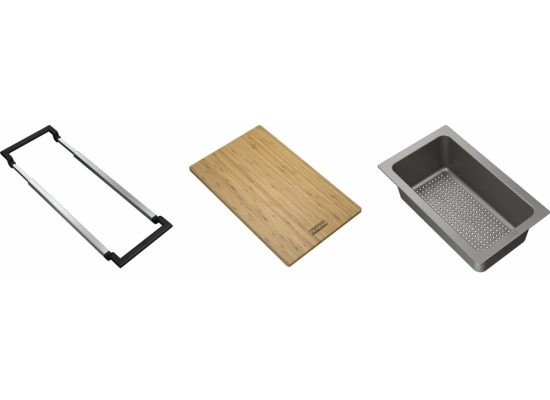 Zestaw FRANKE ALL-IN 3in1 (szyna, deska, duża wkładka) (112.0655.481)