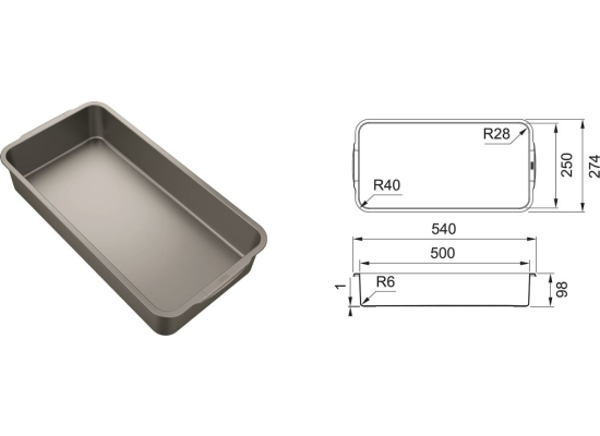 Zestaw FRANKE ALL-IN PREMIUM 8in1 (szyna, deska, duża+mała wkładka, mata, pokrywka, duży+mały pojemnik) (112.0655.489)