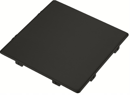 Nakładka - osłona odpływu FRANKE Color Line CZARNY MAT do Kanon KNG, FSG (112.0670.893)