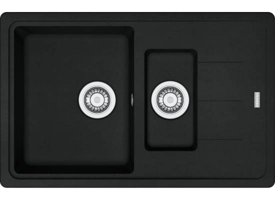 Zlew FRANKE Basis BFG 651-78 czarny mat (114.0676.284) *** zamów wycięcie otworów GRATIS ***