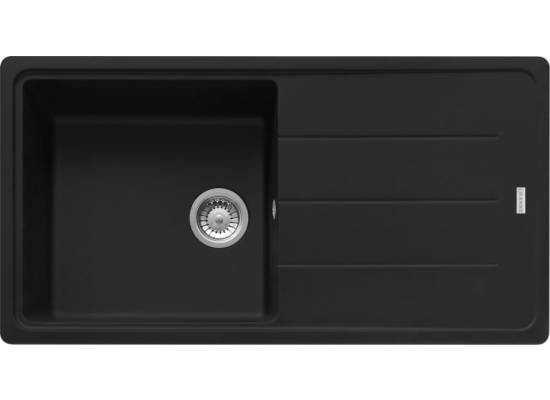 Zlew FRANKE Basis BFG 611-97 czarny mat (114.0676.291) *** zamów wycięcie otworów GRATIS ***