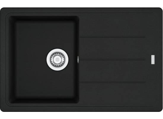 Zlew FRANKE Basis BFG 611-78 czarny mat (114.0676.298) *** zamów wycięcie otworów GRATIS ***