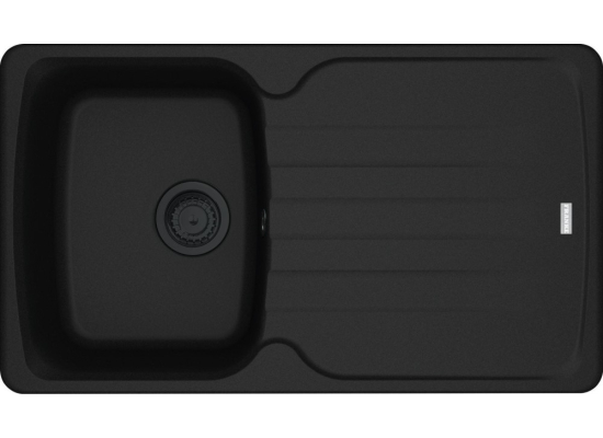 Zlew FRANKE Antea AZG 611-86 czarny mat BLACK EDITION (114.0693.551) *** zamów wycięcie otworów GRATIS ***