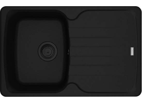 Zlew FRANKE Antea AZG 611-78 czarny mat BLACK EDITION (114.0693.552) *** zamów wycięcie otworów GRATIS ***