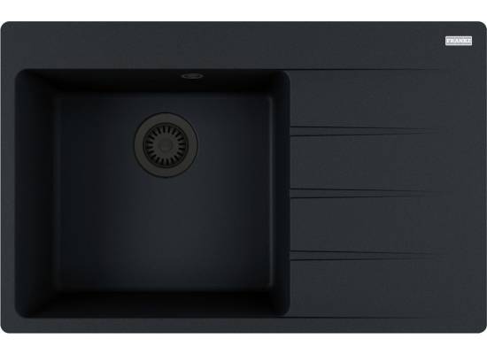 Zlew FRANKE Centro CNG 611-78 TL (komora LEWA) onyx BLACK EDITION (114.0740.849) *** zamów wycięcie otworów GRATIS ***