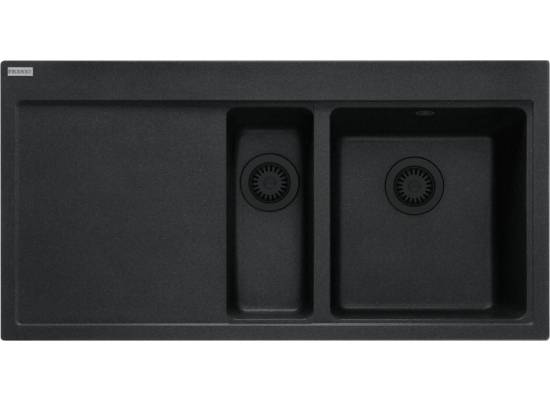 Zlew FRANKE Mythos MTG 651-100 (komora PRAWA) onyx BLACK EDTION + AKC (114.0743.116) *** zamów wycięcie otworów GRATIS ***