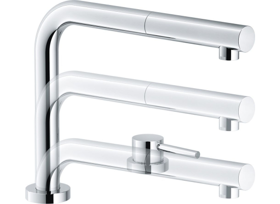 Bateria FRANKE ACTIVE WINDOW PULL-OUT chrom | podokienna (115.0486.978)