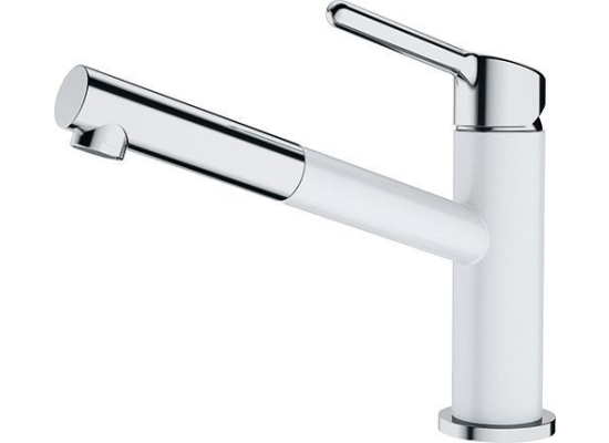 Bateria FRANKE ORBIT PULL-OUT biały polarny + chrom (115.0623.139)