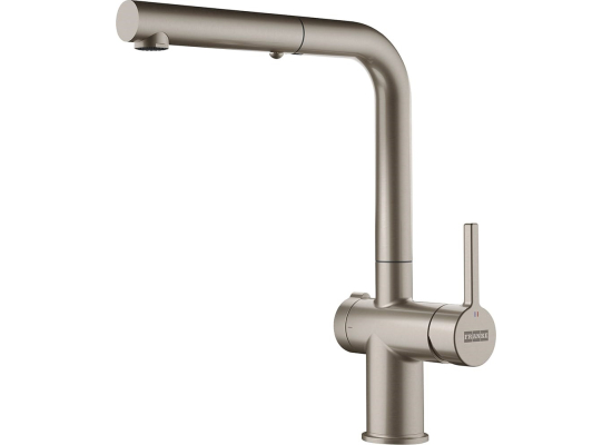 Bateria FRANKE ACTIVE L TWIST PULL-OUT SPRAY stal szczotkowana INOX (115.0653.505)