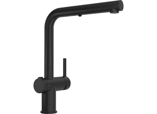 Bateria FRANKE ACTIVE L TWIST PULL-OUT SPRAY czarny mat (115.0669.769)