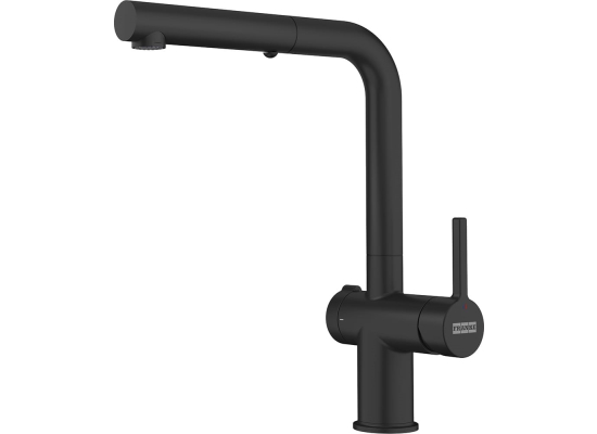 Bateria FRANKE ACTIVE L TWIST PULL-OUT SPRAY czarny mat (115.0669.769)