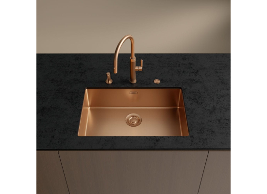 Bateria FRANKE Mythos MASTERPIECE PULL-OUT SPRAY miedziany (115.0711.557)