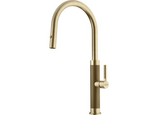 Bateria FRANKE Mythos MASTERPIECE PULL-OUT SPRAY złoty (115.0711.558)