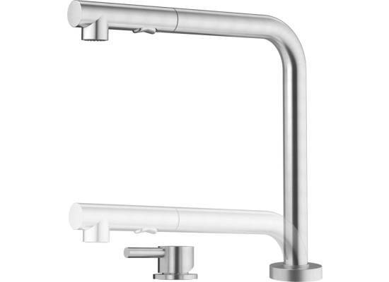 Bateria FRANKE MYTHOS WINDOW PULL-OUT SPRAY stal szczotkowana INOX | podokienna (115.0731.378)