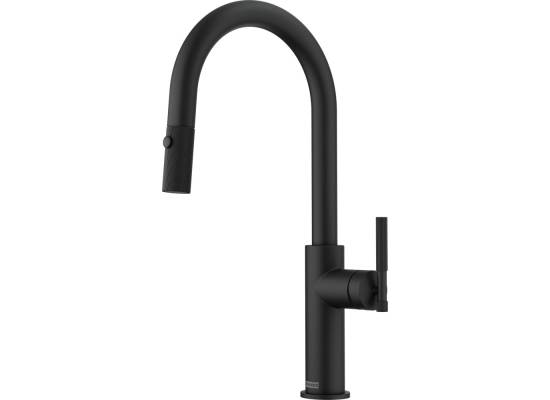 Bateria FRANKE MARIS STRIPES J PULL-OUT SPRAY czarny mat (115.0747.672)
