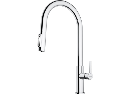 Bateria FRANKE MARIS SLIM CLEAR WATER J PULL-OUT chrom (120.0730.870)