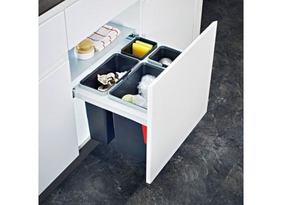 Sortownik FRANKE GARBO 60-3 | 1x8l + 1x12l + 1x18l + 1 miska (121.0200.680)