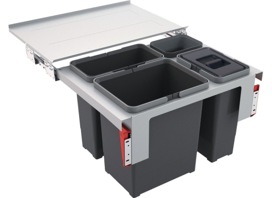 Sortownik FRANKE GARBO 60-3 | 1x8l + 1x12l + 1x18l + 1 miska (121.0200.680)