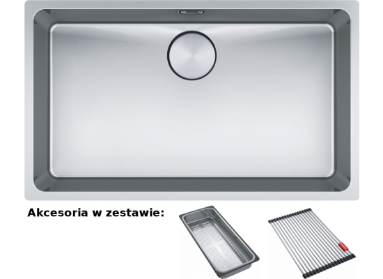 Zlew FRANKE Mythos MYX 110-70 stal SZCZOTKOWANA (122.0624.557)