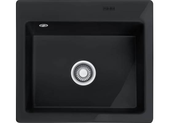 Zlew ceramiczny FRANKE Mythos MTK 610-58 onyx (czarny połysk) | Fraceram (124.0379.848)