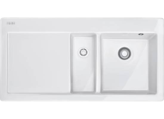 Zlew ceramiczny FRANKE Mythos MTK 651-100 (komora PRAWA) biały polarny | Fraceram (124.0379.860)