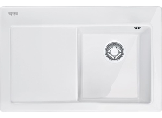 Zlew ceramiczny FRANKE Mythos MTK 611-78 (komora PRAWA) biały polarny | Fraceram (124.0540.949)