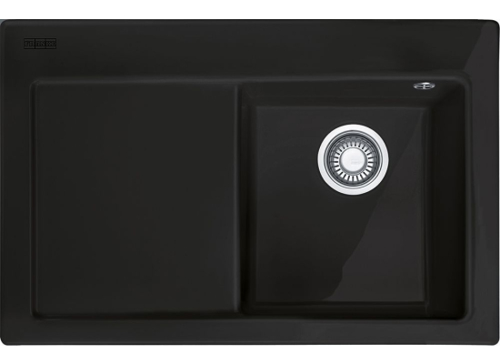 Zlew ceramiczny FRANKE Mythos MTK 611-78 (komora PRAWA) czarny mat | Fraceram (124.0540.975)