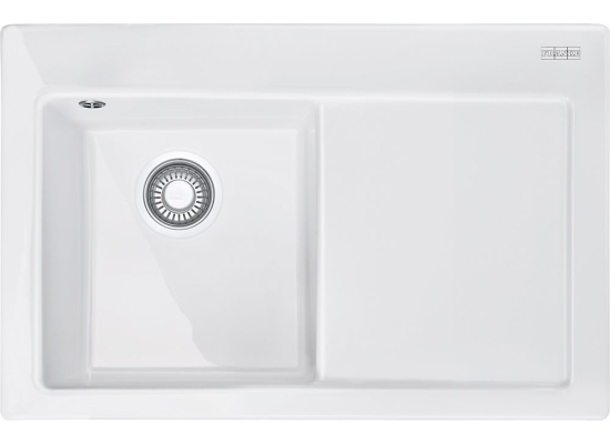 Zlew ceramiczny FRANKE Mythos MTK 611-78 (komora LEWA) biały polarny | Fraceram (124.0540.976)